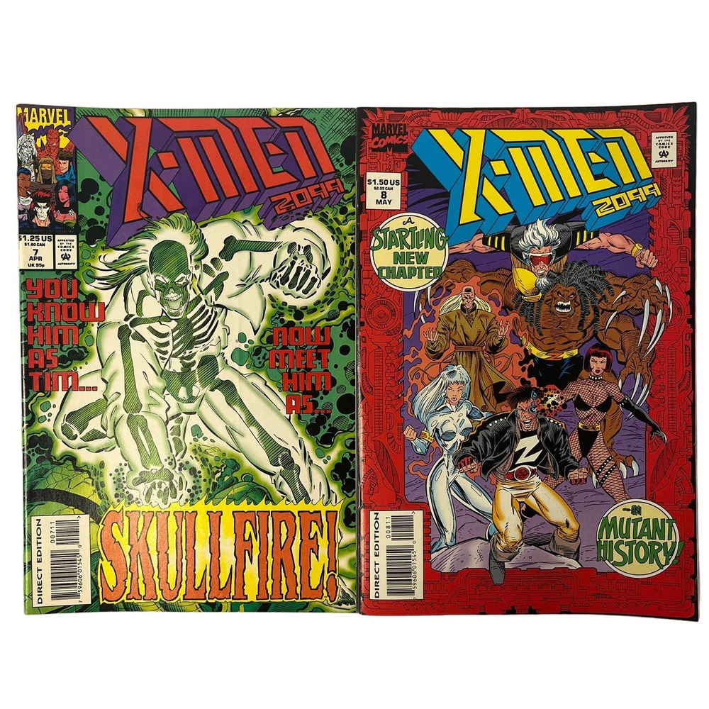 Marvel Vintage - 1994 X-Men 2099, Set of 2 Comics, SkullFire & In Mutant History